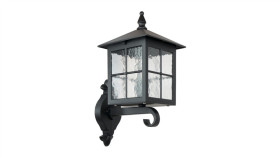 Kinkiet Zewnętrzny Wenecja K 3012/1/Kw G, E27 Max 60W Kolor Czarny 0438621