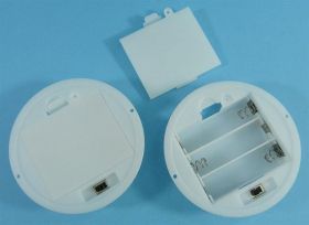 UCHWYT BATERII 3xAA (R-6)+WYŁ WHITE OKR.