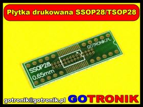 Płytka drukowana SSOP28 raster 0,65mm