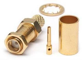 GN.SMA ZACISKANE H-155 GOLD