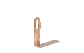 Uchwyt kątowy skręcony pod drut odgromowy 100mm miedziany 11.1.1 CU /91100703/