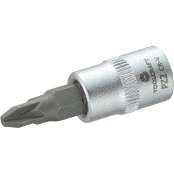 Toolcraft 1/4&quot; Drive Socket With Pozidriv Bit PZ2