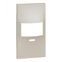 LIVING NOW plakietka łącznika automatycznego k4430 (z regulacją) 2mod. piaskowy beż KM17SL