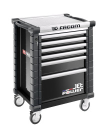 Szafka na rolkach, na kółkach, 6-szufladowa, 814 x 1005 x 575mm, Facom