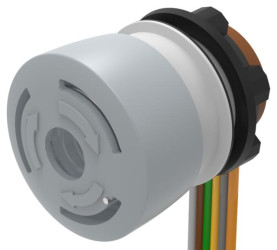 Nasadka przełącznika Zatrzaskowy DPST, montaż panelowy EAO