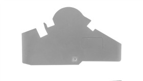 Ścianka Końcowa / Rozdzielająca Szara 282-391 /10Szt./