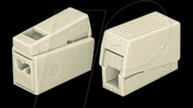 224-112 Standard lighting connector, 2 x 1.0 - 2.5 mm²