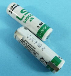 LS-14500-CNR AA SAFT 3,6V/2,60Ah BATERIA LITOWA OSIOWE WYPROWADZENIA BLASZKI