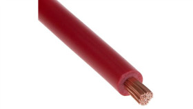 Jednożyłowy Kabel Sterowniczy Csa 2,5 Mm, Maks. +70C 1000 V Czerwony, Rs Pro