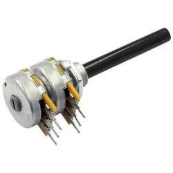 OMEG PC2G20BU Rotary Potentiometer Stereo 0.2W 4.7k&#x3A9; Single Turn 50mm