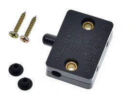 SENSOR WYŁĄCZNIK OŚWIETLENIA SZAFKOWEGO CZARNY (SENSOR-CABBL)