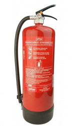 Gaśnica / Urządzenie gaśnicze do gaszenia baterii litowych i akumulatorów - 9 L. Wodna dyspersja wermikulitu.