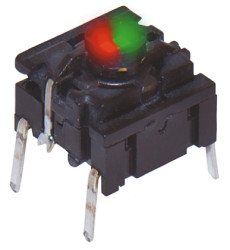 Klosz do przycisku dotykowego SPST 50 mA przy 24 V DC IP67 6.4mm