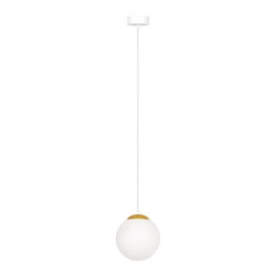 Lampa wisząca ELMO, pojedynczy szklany klosz w kształcie kuli, na E14 K-5310 Kaja Lighting