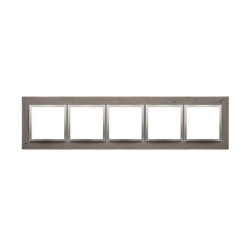 Simon 54 Nature Ramka pięciokrotna beton - MOKRA ROBOTA DRN5/96