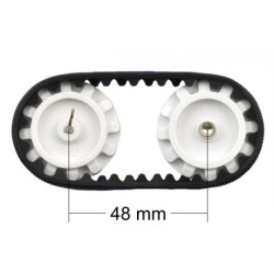 Zestaw kół gąsienicowych Pololu 22T