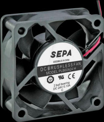 PLB60A24SE16A Axial fan, 60x60x25mm, 24V, rpm: 4500