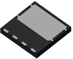 Dioda 2P, PQFN 8X8 20A Montaż powierzchniowy 650VDioda Schottky'ego SiC Dioda Schottky'ego SiC Para wspólna anoda