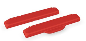 Hinge, ABS, (L x W x H) 19.5 x 170 x 34.4 mm, red, for B 2617, 96930300