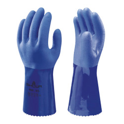 Rękawice robocze rozmiar: Duże materiał: Bawełna zastosowanie: Odporność na działanie substancji chemicznych