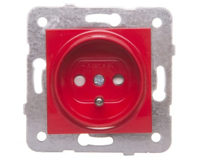 Karre Gniazdo Data, Kolor Czerwony / 90961945