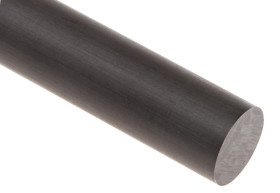 Pręt poliimidowy PI, Ø 13mm x 250mm, kolor: Brązowy