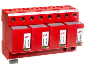 Ogranicznik przepięć Typ T1+T2 4P 25/100kA 1,5kV DEHNventil M TNS 255 FM 951405