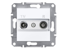 ASFORA Gniazdo antenowe R/TV końcowe (1dB) białe EPH3300721 SCHNEIDER ELECTRIC