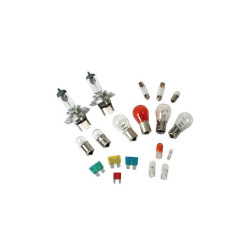 Zestaw naprawczy żarówek H4 12V 19cz. 2xH4 LAMPA zasobnik
