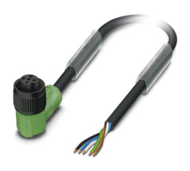 Przewód czujnik-siłownik ze złączem Złącze M12 liczba rdzeni 5 długość 5m Rodzaj A Żeńskie