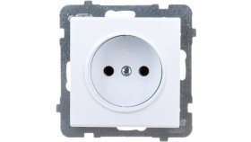 Sonata Gniazdo Pojedyncze B/U Białe Gp-1R/M/00