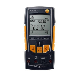 Multimetr cyfrowy / Miernik uniwersalny 0,1-600 VAC/DC, 0,1mA-10A AC/DC, 0,1-40 MOm / Made in Germany / Testo 760-2 TrueRMS