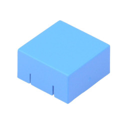 1K00 MEC Blue Square Tactile Switch Cap for use with 3F Multimetec