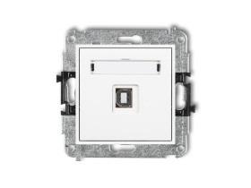 MINI Gniazdo USB-AB2.0 biały MGUSB-3 KARLIK