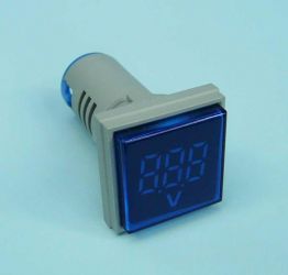 WOLT.60-500VAC BLUE LED KWA.30x30mm