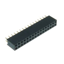 LISTWA DWURZĘDOWA PROSTA 32PIN GNIAZDO PBD-32S RoHS