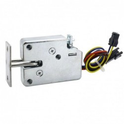 Zamek elektromagnetyczny elektrozaczep 12V 40x53 do lodówek szafek metalowy