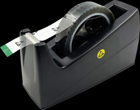 02-9099-12401 ESD adhesive tape dispenser, up to 25 mm wide, 76 mm core diamet