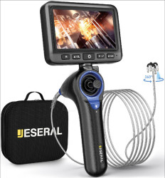 JS439DT Endoscope, 5'' monitor, Ø 3.9 mm, 360° movable camera