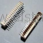 WN 15R Złącze męskie kątowe 15 styków r= 1,25mm