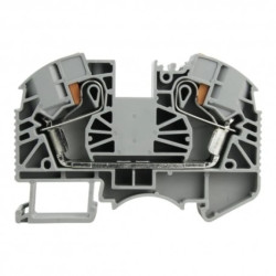 Złączka szynowa przelotowa zaciskowa szara 10mm2 1P UL 3831