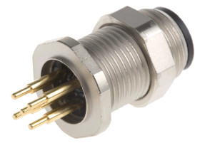 Złącze okrągłe 5-pinowe M12 Panel Gniazdo binder Męski IP67 713