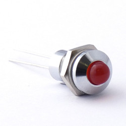 Lampka kontrolna do montażu panelowego 2V Pomarańczowy 8mm LED Chrom Wyprowadzenia CML Innovative Technologies