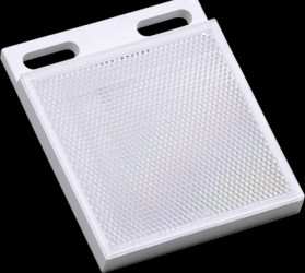 Reflector, 61 x 51 x 7 mm for laser retro-reflective sensors, E20722
