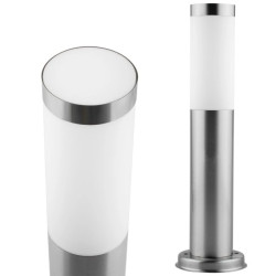Lampa Ogrodowa Zewnętrzna E27 INOX SŁUPEK 45cm Lilium Lumiled