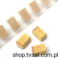 TAJE337M006R Tantalum 330uF 6.3V SMD-E AVX