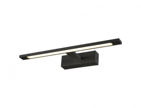 Kinkiet LED ISLA nad lustro w łazience czarny barwa neutralna IP44 GS-LWB-12W BK Light Prestige