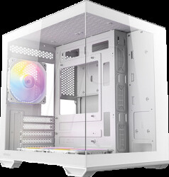 0-761345-10218-6 ANTEC CX60M ARGB, Micro-ATX, white