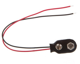 Przewód zasilający na baterię 9V 6F22 11445