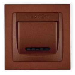 DECO Łącznik hotelowy brązowy metalik 9DSH-1